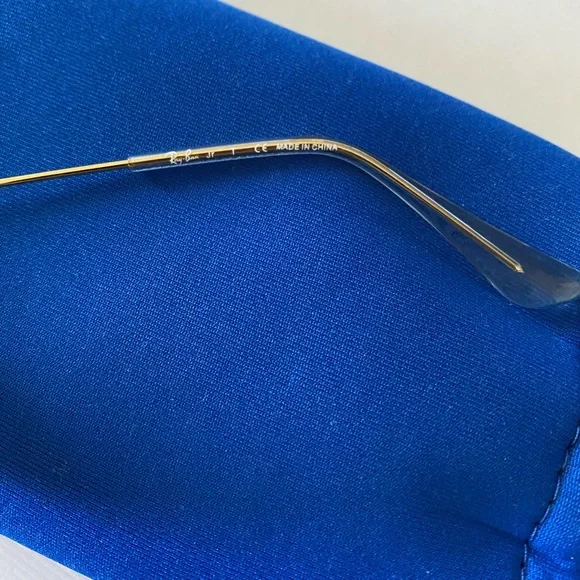 ⛔️SOLD⛔️ Rayban Junior Aviator Pilot Sunglasses Model 223/71 50-13 In Green - Picture 5 of 10